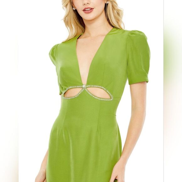 NWT Mac Duggal Short-Sleeve Long Formal Dress - Picture 6 of 11